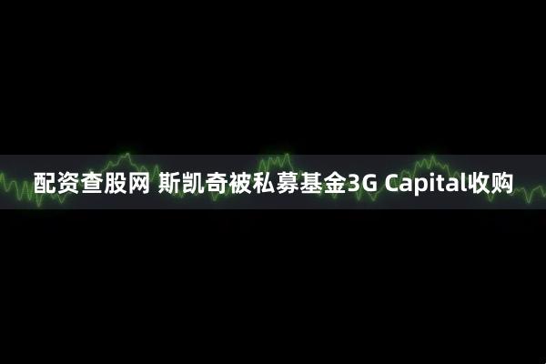 配资查股网 斯凯奇被私募基金3G Capital收购
